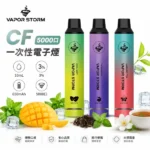 限時買5送1 VAPOR STORM 風暴5000口一次性電子煙 10ml油倉 Type-C快充 15種口味 台灣現貨
