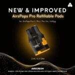 全新Airscream Airspops Pro II 氣泡2代可調瓦電子煙註油主機 空倉煙彈