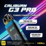Uwell Caliburn G3 PRO 卡里蹦系列 UWELL Caliburn G3 PRO 咖哩棒註油式小煙主機 全螢幕UI介面 35W可調輸出：圖片 4