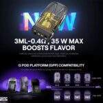 Uwell Caliburn G3 PRO 卡里蹦系列 UWELL Caliburn G3 PRO 咖哩棒註油式小煙主機 全螢幕UI介面 35W可調輸出：圖片 2