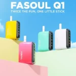 Fasoul Q1 二回機二次加熱菸主機 適用 TEREA/SENTIA 煙彈 5色可選 日本原裝進口 1支菸彈抽2次 側邊LCD螢幕 71g輕量隨行
